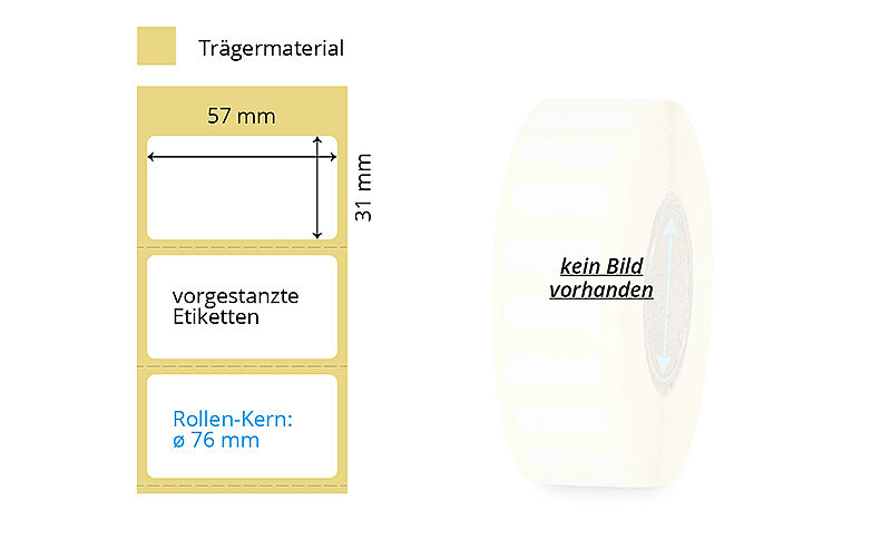 Thermotransfer Papier-Etiketten