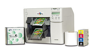 Farbetikettendrucker Set für Lebensmittel-Etiketten